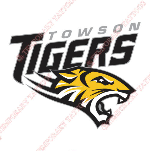 Towson Tigers Customize Temporary Tattoos Stickers NO.6584